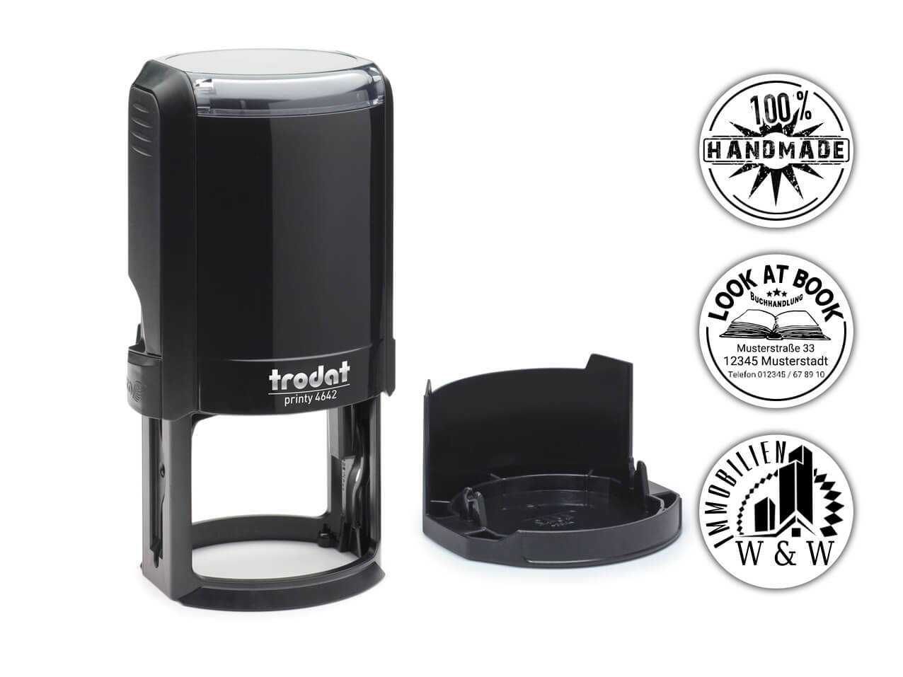 Trodat Printy 4642, runder Text-/Motivstempel Trodat Printy 4642, runder Text-/Motivstempel