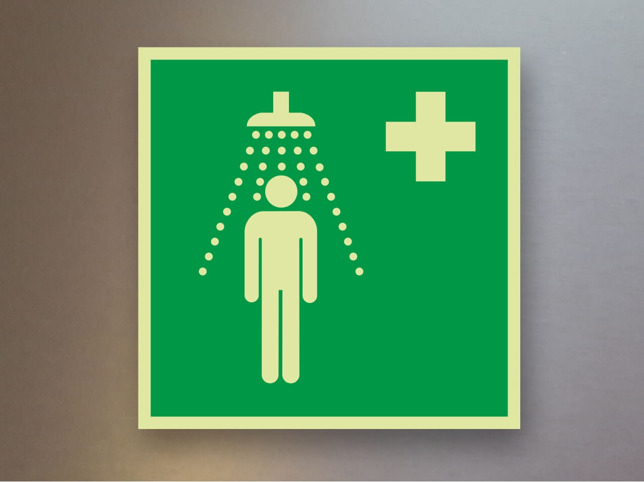 Rettungszeichen Notdusche E012 Rettungszeichen Notdusche E012
