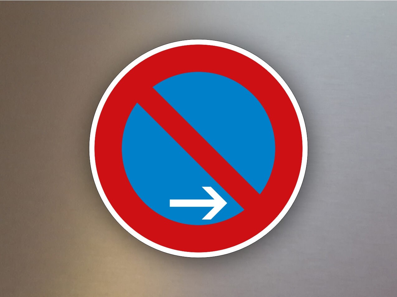 Verkehrsschild eingeschränktes Halteverbot Ende Aufstellung rechts 286-20 Verkehrsschild eingeschränktes Halteverbot Ende Aufstellung rechts 286-20