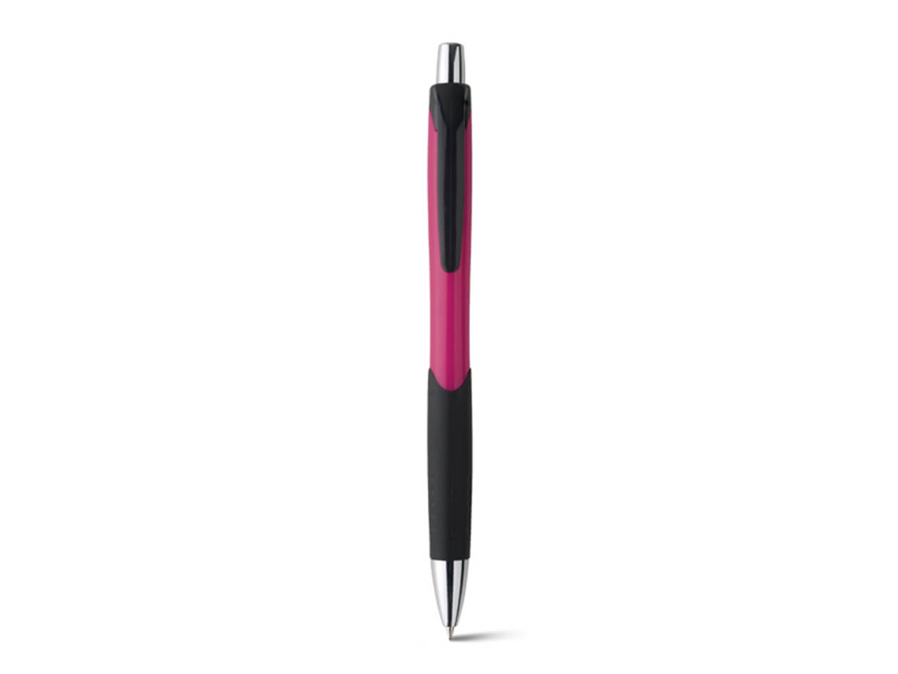 Kugelschreiber-Dresden-Plastik-pink-rosa-magenta-Druck-Logo-Grafik-Text