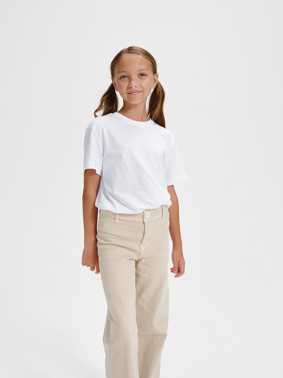 schönes Kinder Shirt Basic Rundhals