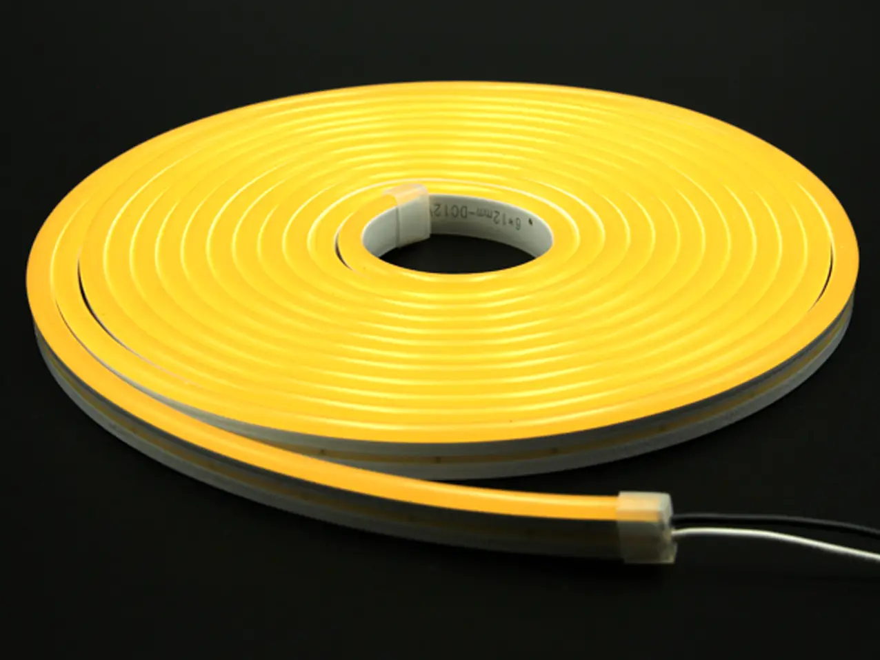 LED-Neon-Signs-Silikonschlauch-Flex-6x12mm-Gelb