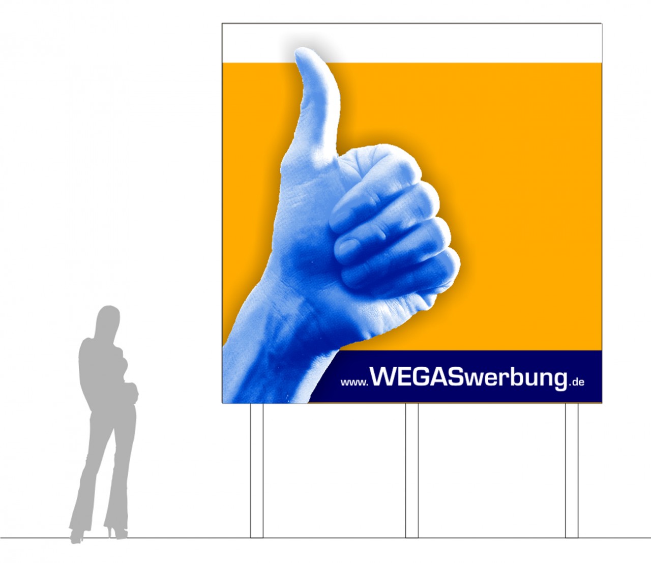 Bauschild Tafel 3 x 3 m ZUBEHÖR Bauschild Tafel 3 x 3 m ZUBEHÖR