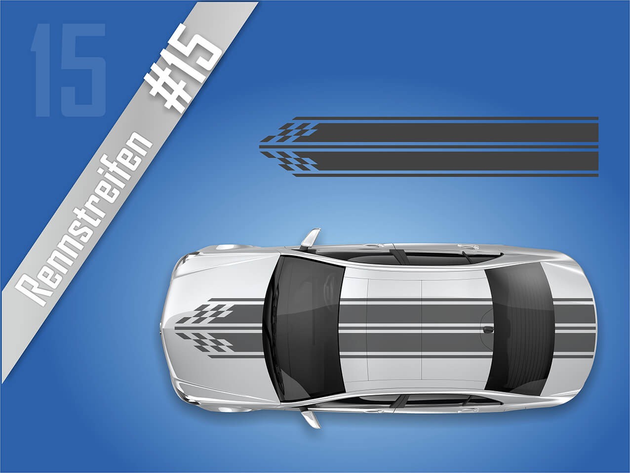 Autostreifen Rennstreifen Rallye Streifen Pfeil #2115 Autostreifen Rennstreifen Rallye Streifen Pfeil #2115