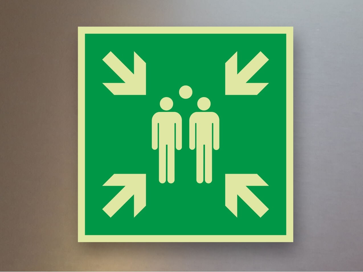 Rettungszeichen Sammelstelle E007 Alu Rettungszeichen Sammelstelle E007 Alu