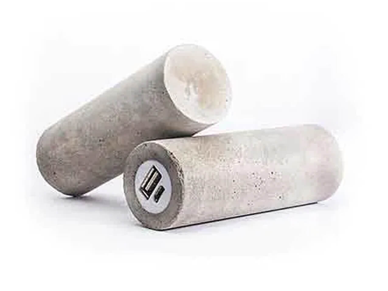 Powerbank-Beton-rund-hell-Werbeaufdruck-WG20374