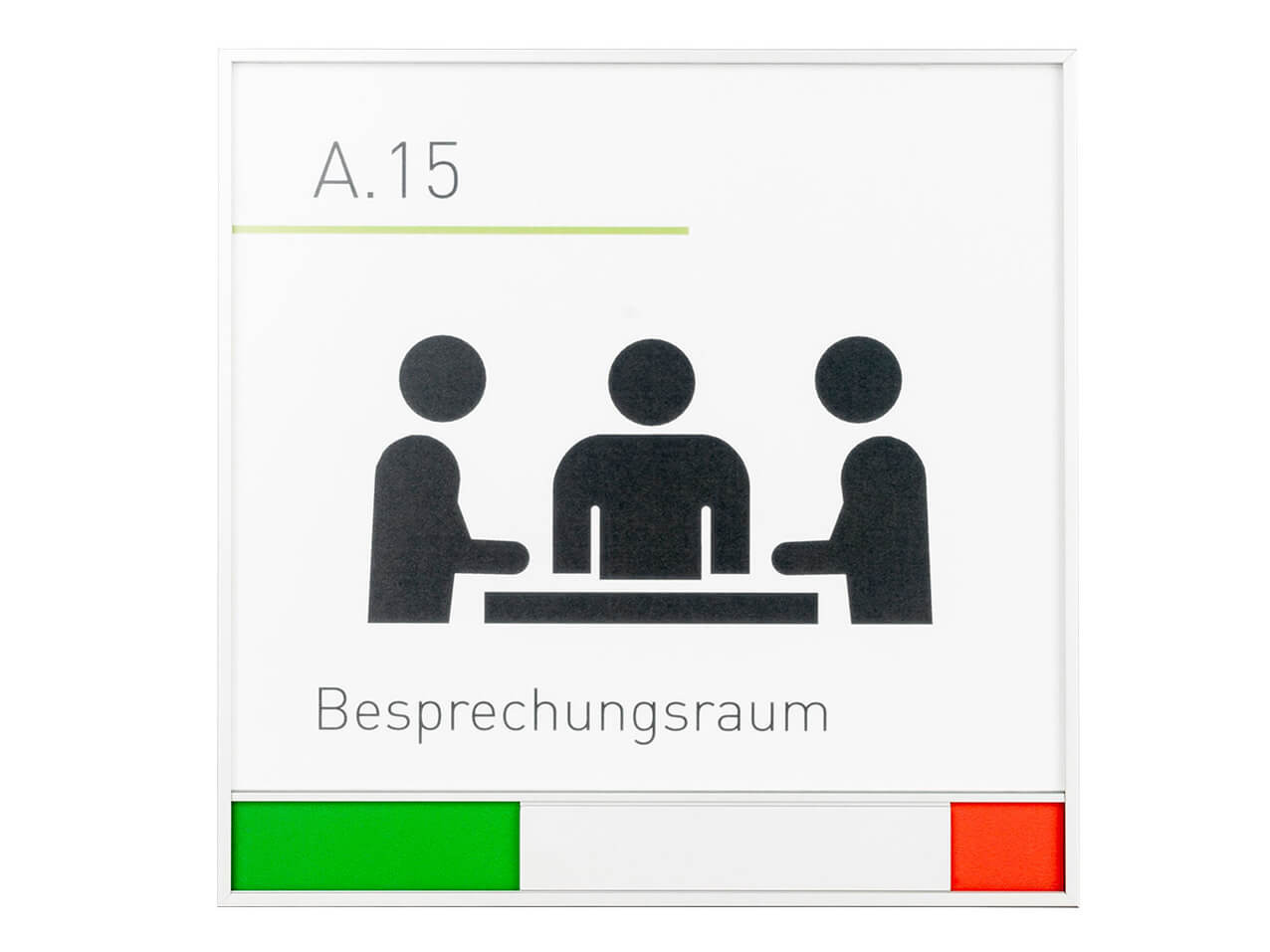 Türschild 151 x 151 mm frei besetzt Türschild 151 x 151 mm frei besetzt