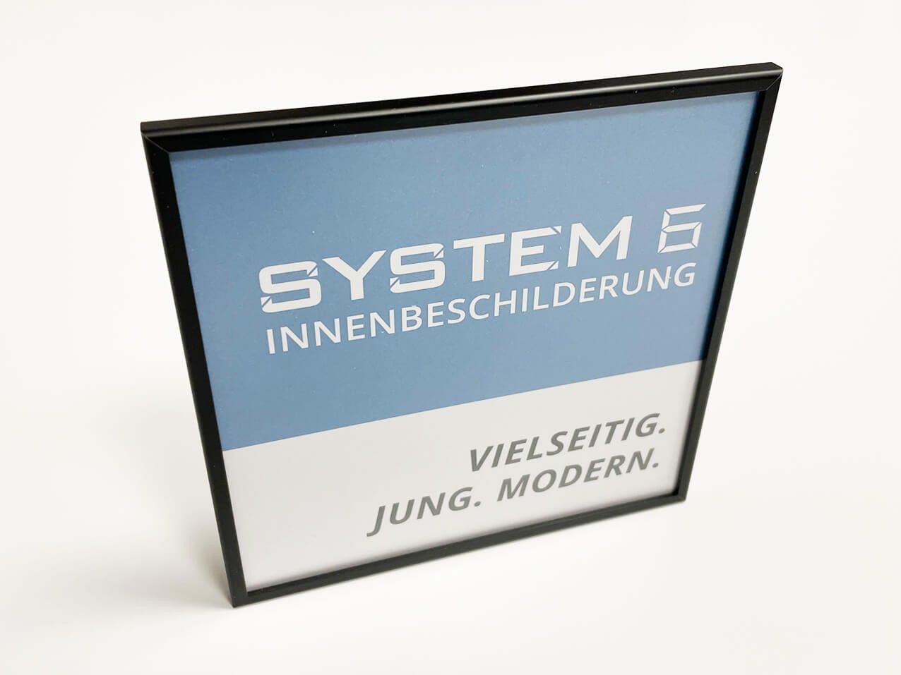 Türschilder Einschub Wechselrahmen 5 mm schwarz eloxiert Türschilder Einschub Wechselrahmen 5 mm schwarz eloxiert