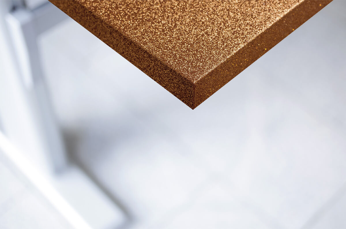 R10-Moebelfolie-Dekorfolie-Glitzer-disco-kupfer-Tisch