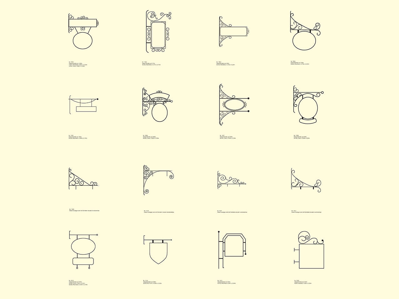 Ausleger-Schild-Nostalgie-Antik-Moderne-Uebersicht_WEGASwerbung-online