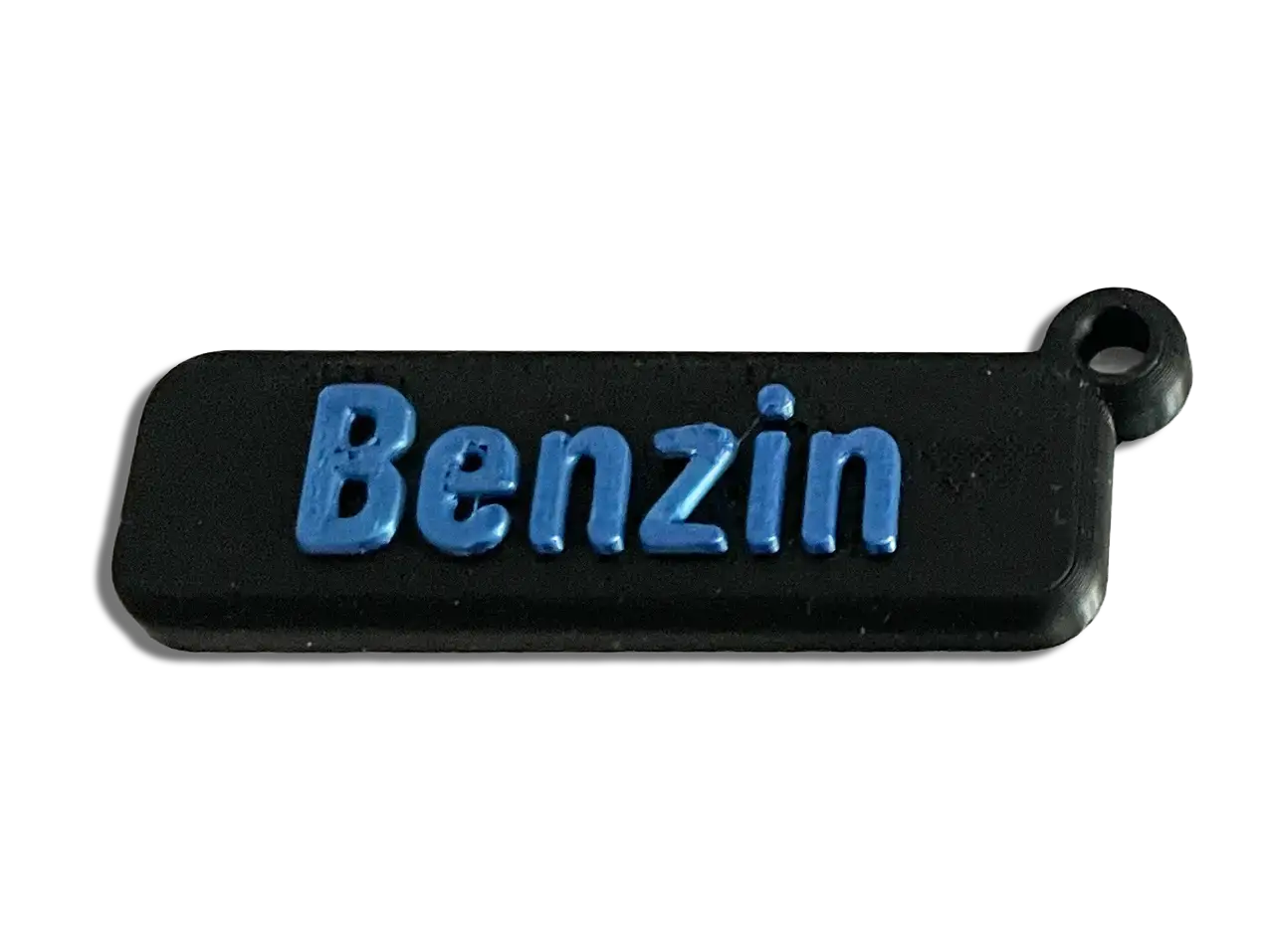 Schlüsselanhänger Fahrzeug mit Tankfüllsorte