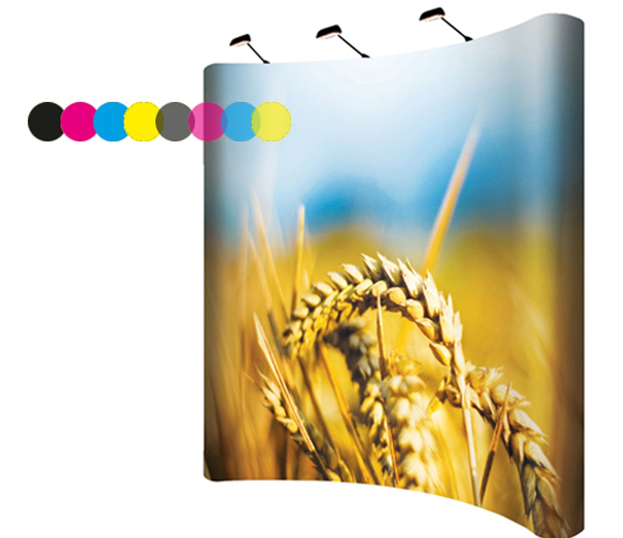 Nachdruck Pop Up gebogen PVC-Panel, Magnet 720 Nachdruck Pop Up gebogen PVC-Panel, Magnet 720