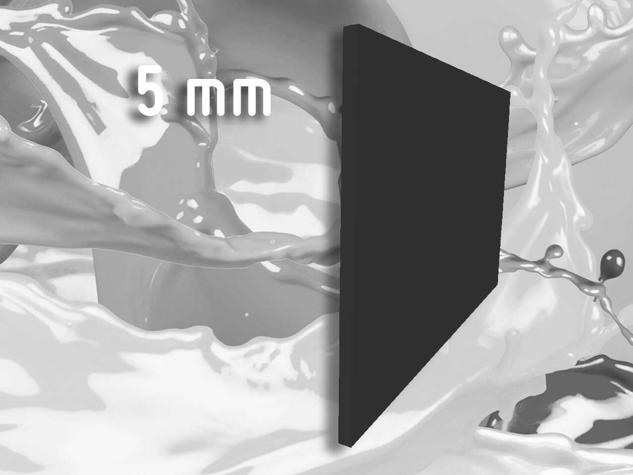 PVC Platte Schwarz 5 mm PVC Platte Schwarz 5 mm