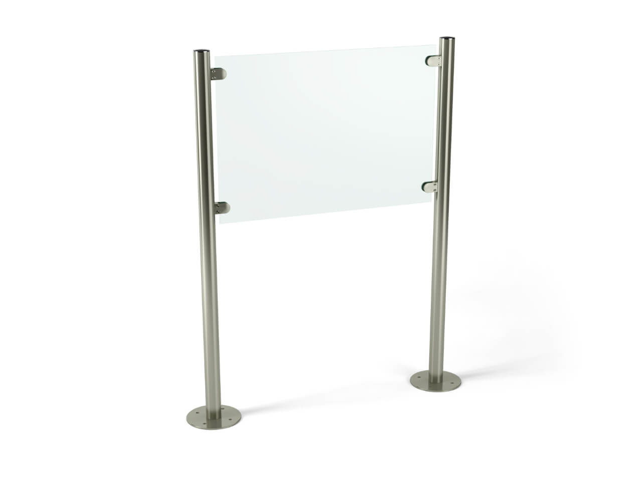 Aufsteller für Infotafel Edelstahl Einfach Aufsteller für Infotafel Edelstahl Einfach