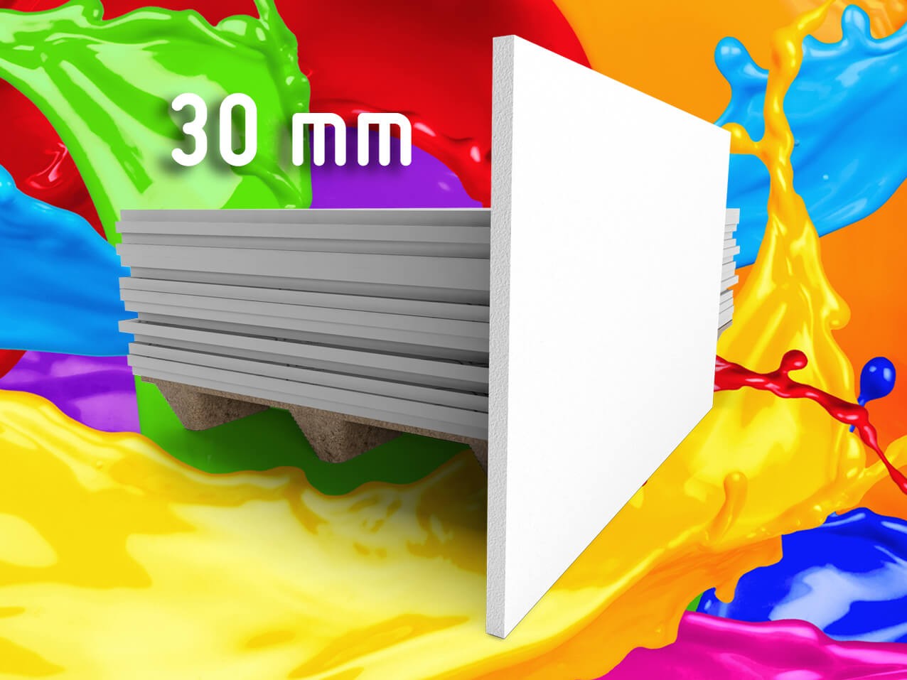 PVC Platte Weiß 30 mm PVC Platte Weiß 30 mm