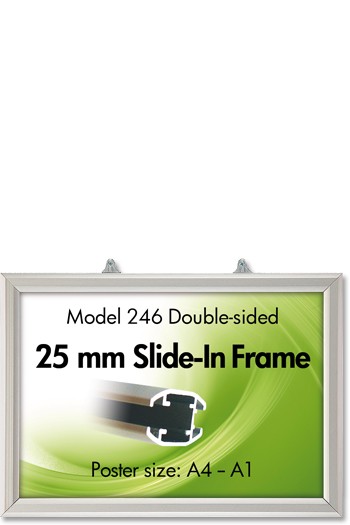 Bilderrahmen 25 mm beidseitig Quer Haken 246 Bilderrahmen 25 mm beidseitig Quer Haken 246