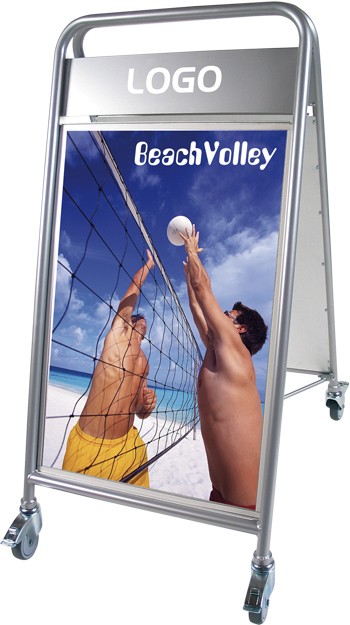 Kundenstopper Expo Sign Deluxe mit Logo 108 Kundenstopper Expo Sign Deluxe mit Logo 108