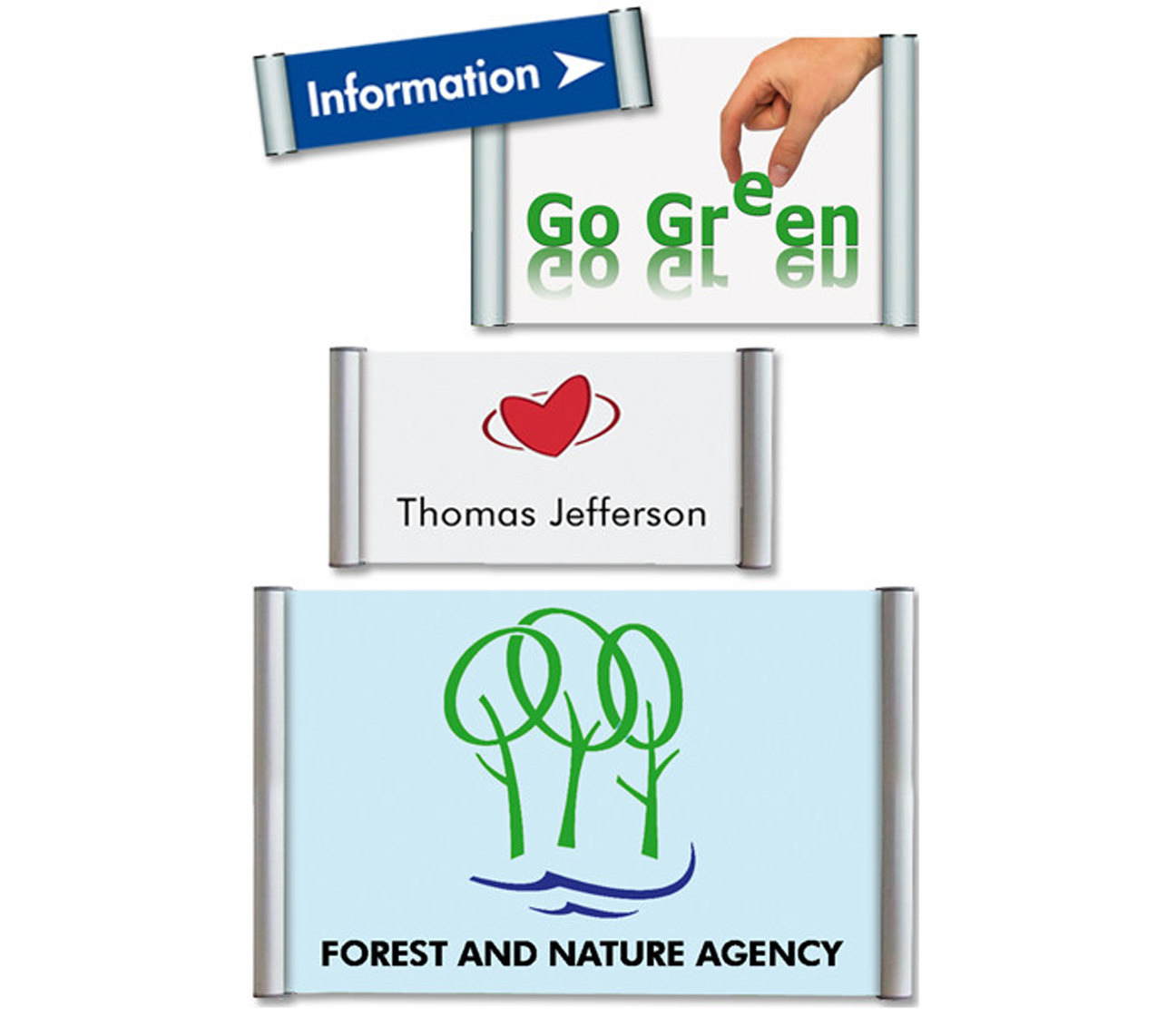 Klapprahmen Schild Klapprahmen Schild