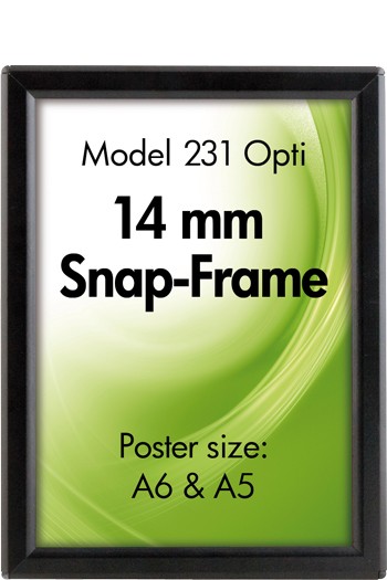 Klapprahmen 14mm Alu schwarz Snap Frame Bilderrahmen 231 Klapprahmen 14mm Alu schwarz Snap Frame Bilderrahmen 231
