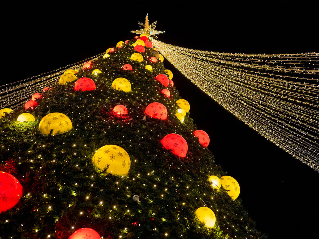 Lichtvorhang LED Beleuchtung LED-Beleuchtung-Weihnachtsbaumbeleuchtung-LED-Lichterkette