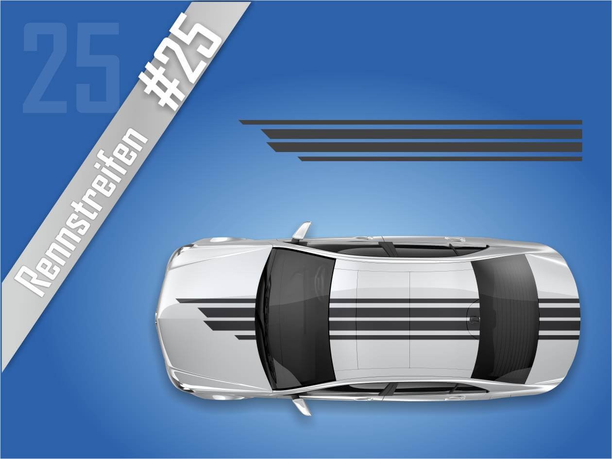 Autostreifen Rennstreifen Rallye Streifen #2125 Autostreifen Rennstreifen Rallye Streifen #2125