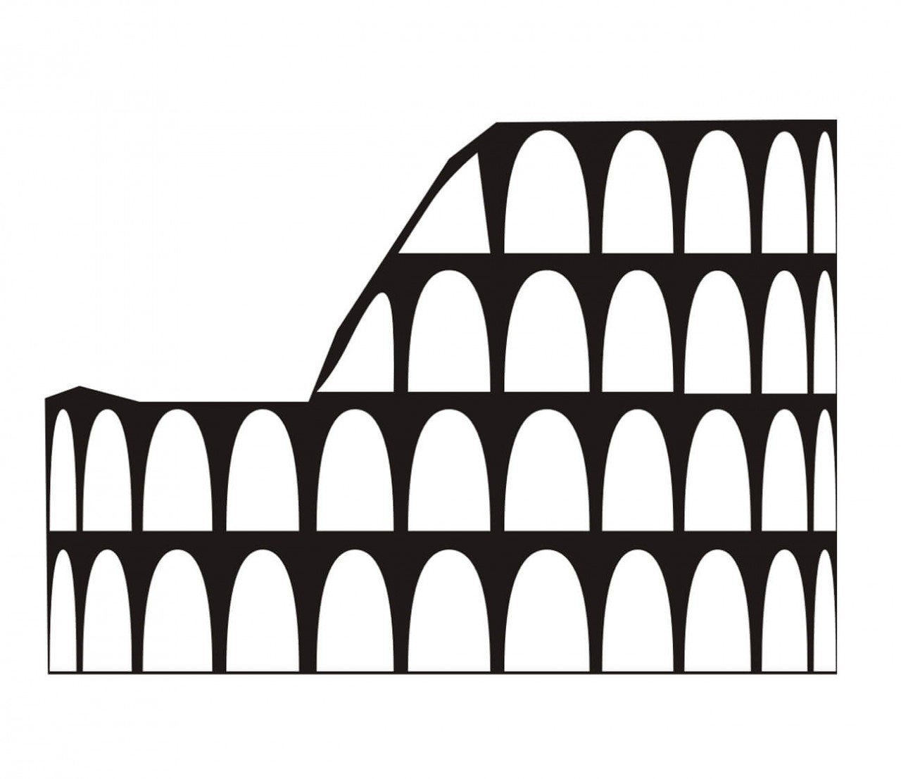 STADT Rom, Kolosseum als Wandtattoo STADT Rom, Kolosseum als Wandtattoo