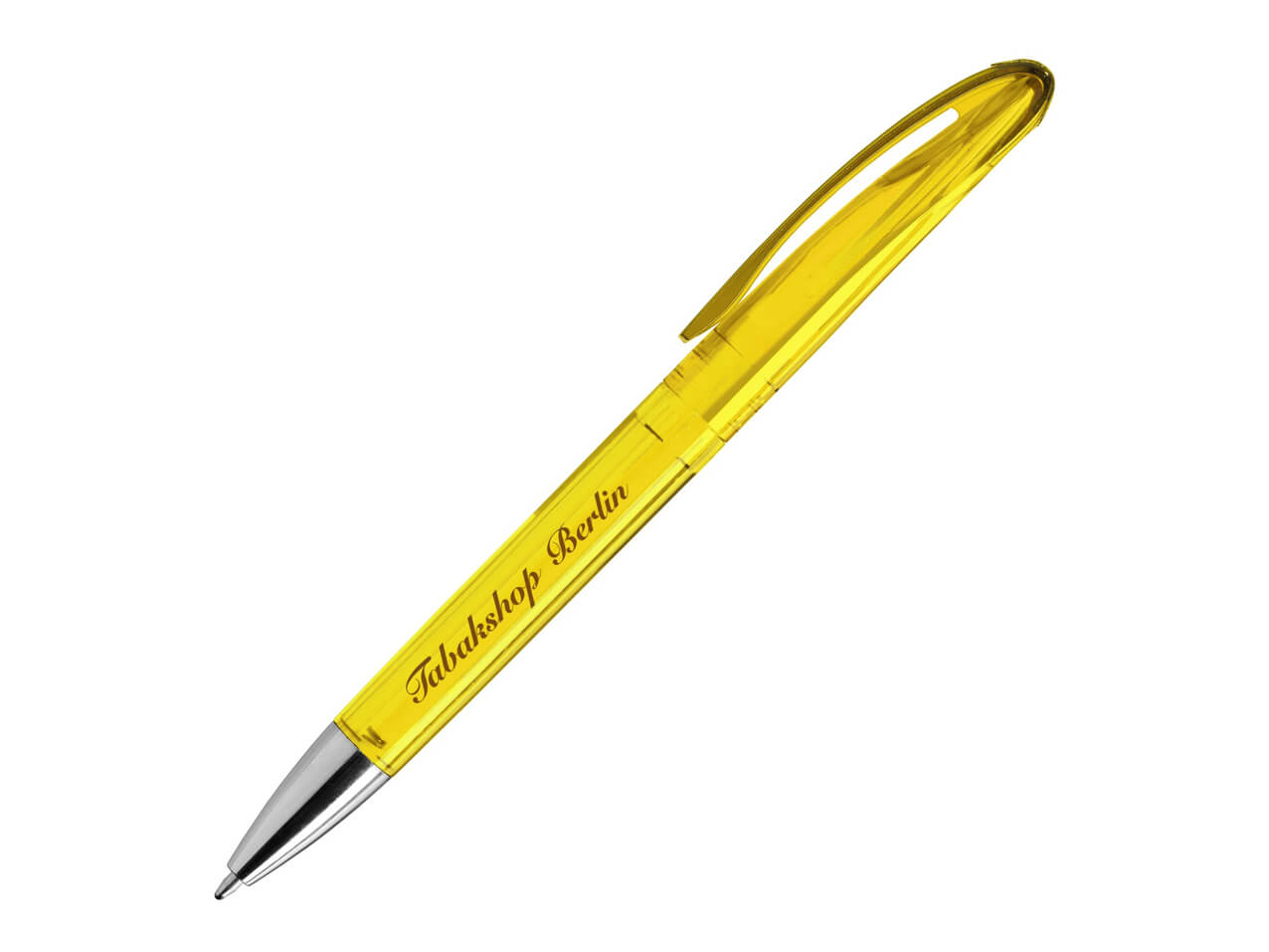 Kugelschreiber transparent Pelikan WG20336-Kugelschreiber-Kunststoff-tranparent-Pelikan-gelb