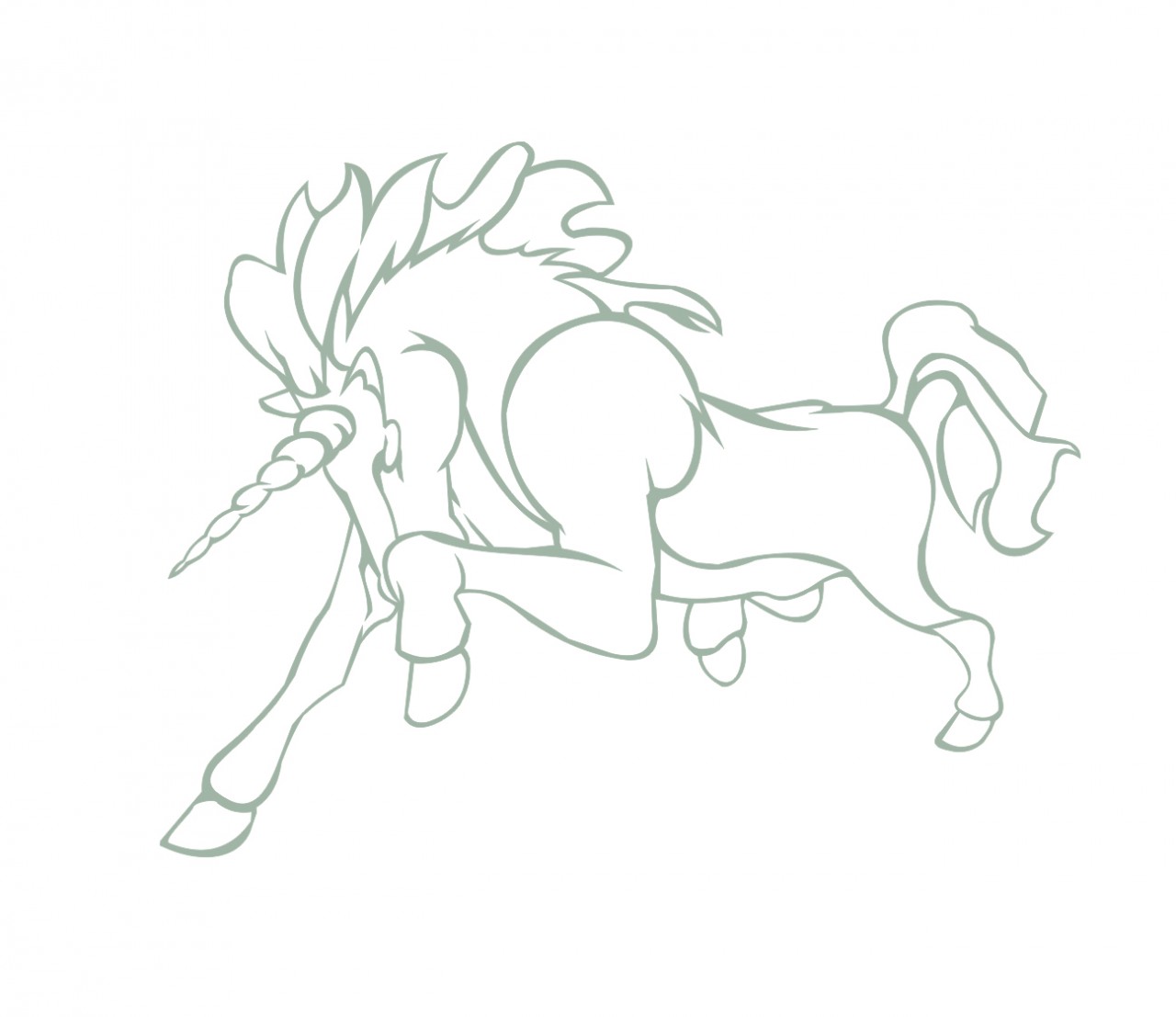 FANTASY Einhorn Wandtattoo FANTASY Einhorn Wandtattoo