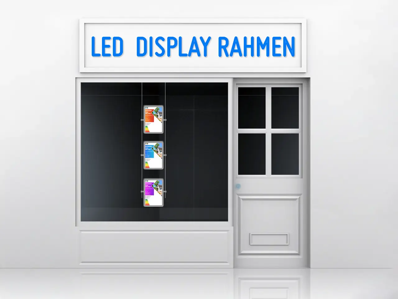 LED Immobilienmakler Leuchtdisplay