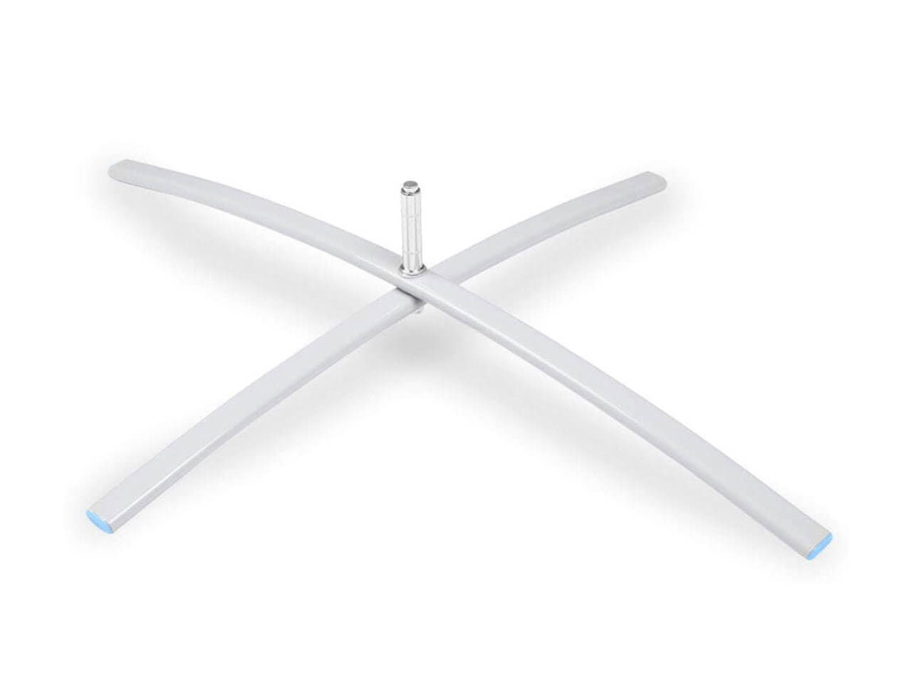 Kreuzfuß Beachflag Kreuzfuss-Metall-grau-Beachflag-Wassertasche