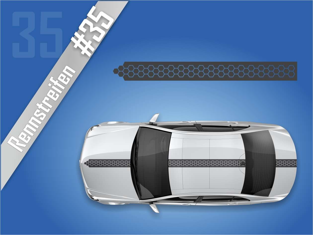 Autostreifen Rennstreifen Rallye Streifen #2135 Autostreifen Rennstreifen Rallye Streifen #2135