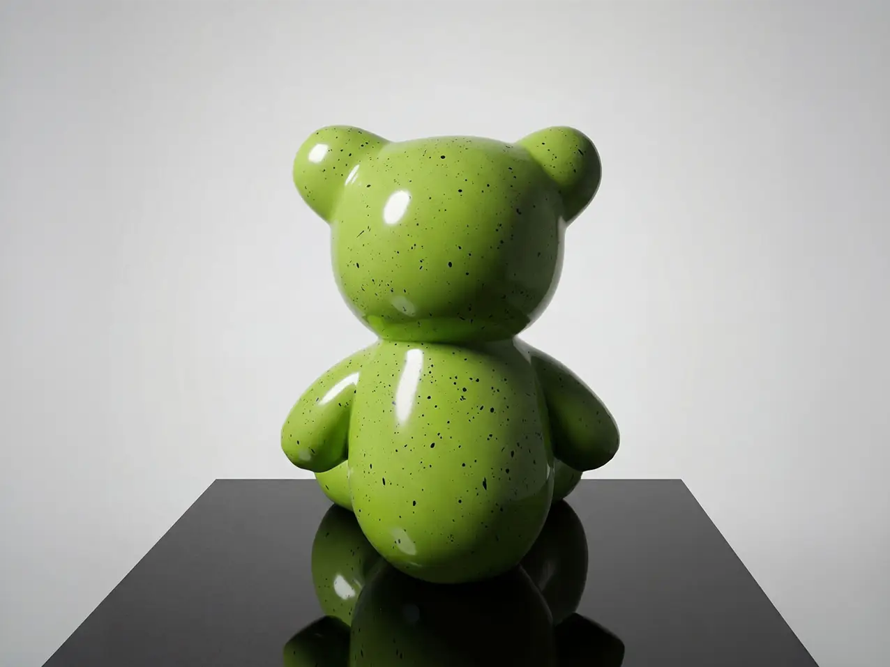 kleiner-sitzender-Teddybaer-Dekorationsfigur-35cm