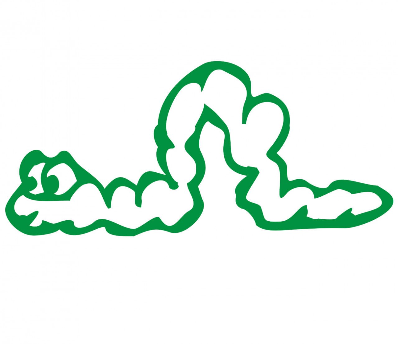 TIERE Wurm, Raupe, Regenwurm als Wandtatoo TIERE Wurm, Raupe, Regenwurm als Wandtatoo