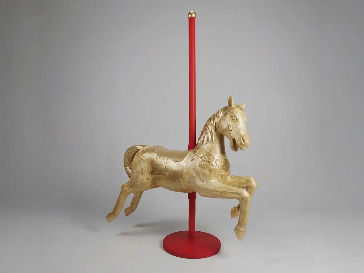3D-XXL-Pferdefigur-Karussellpferd-neues-Antikpferd-Rummel-Volksfest-Zirkus