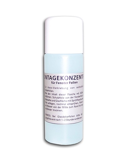 Montagekonzentrat für alle Fensterfolien Montagekonzentrat für alle Fensterfolien