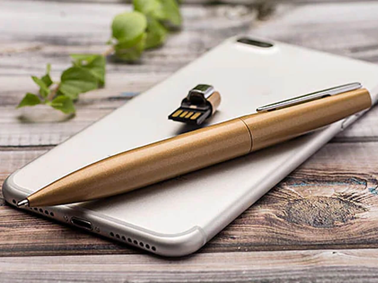 USB-Pen Kugelschreiber USB-Pen-Kugelschreiber-Metall-Werbeaufdruck