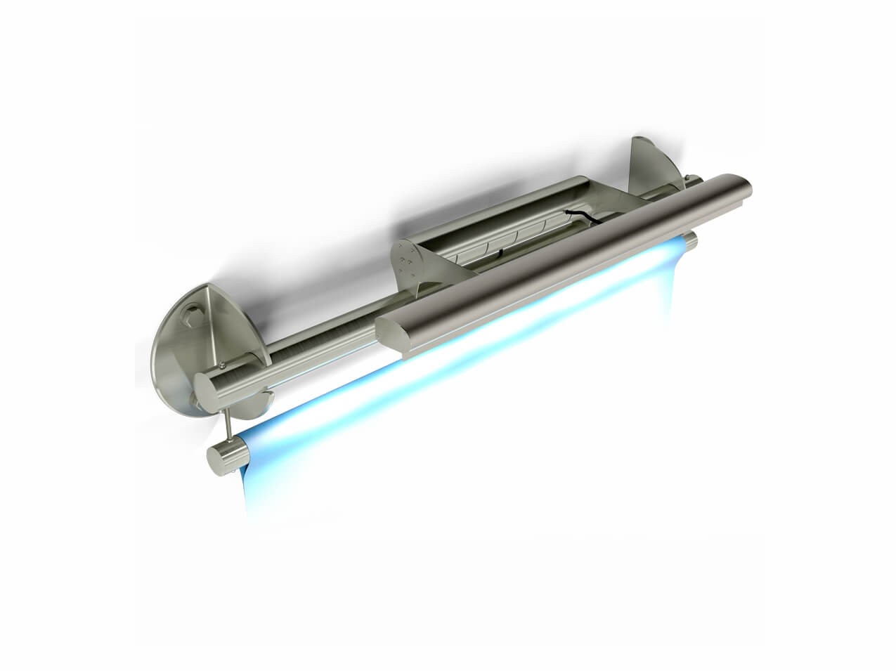 Beleuchtung für Bannerhalter Wand einseitig Edelstahl Beleuchtung für Bannerhalter Wand einseitig Edelstahl
