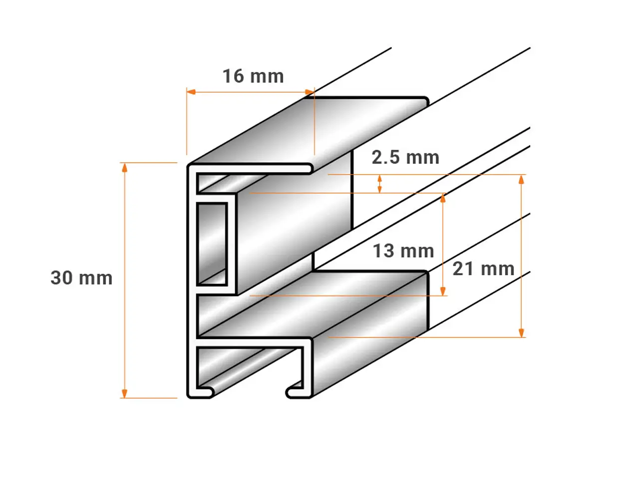 Trikotrahmen-21mm-Fuellung-Alurahmen-16mm-breit-Skizze