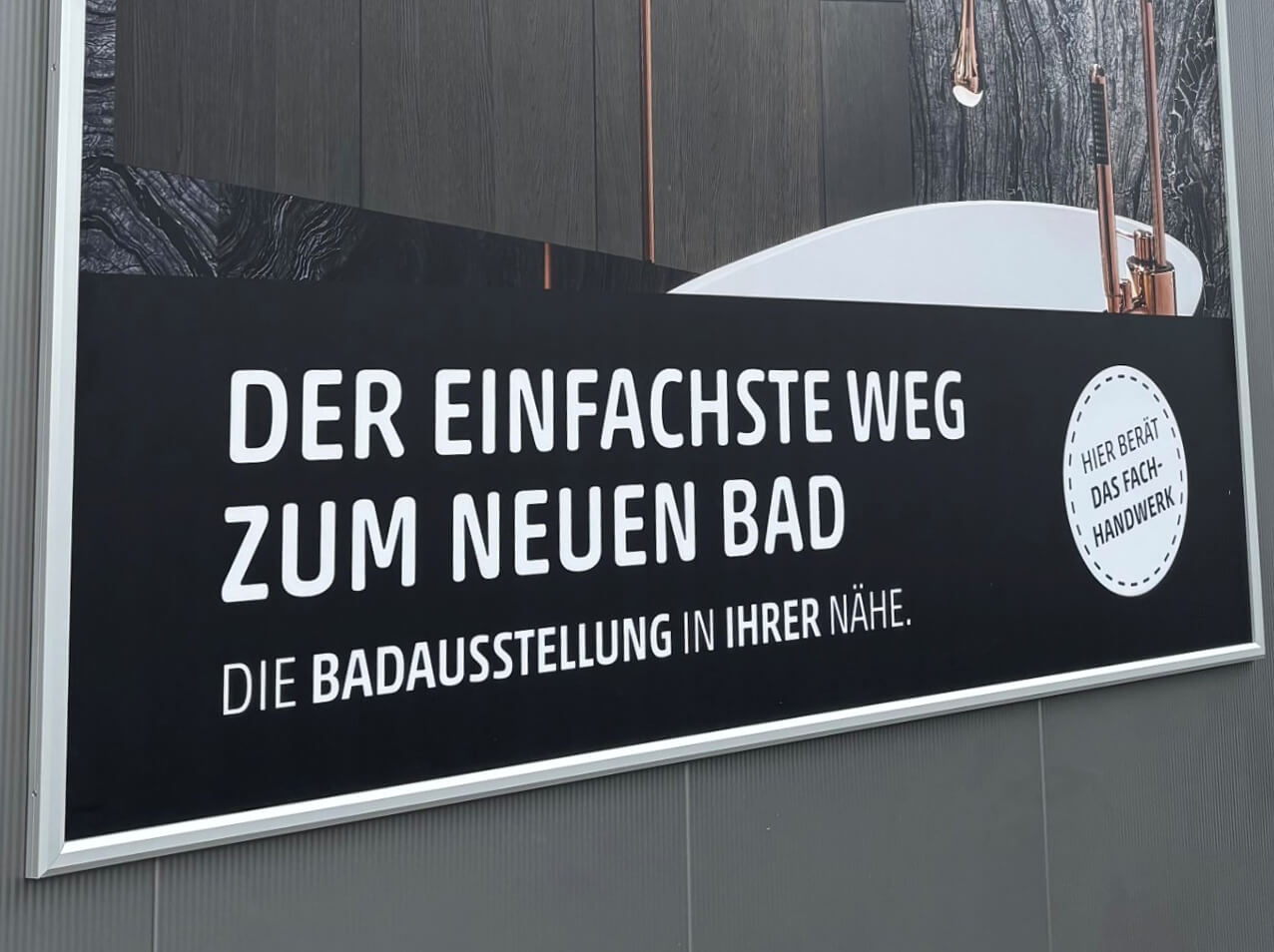 Rahmen-Profil-Facette-35x35mm-Wandschild-silber-eloxiert