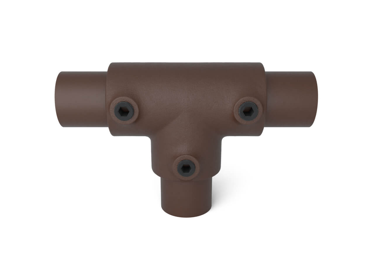 Rohrverbinder vintage braun