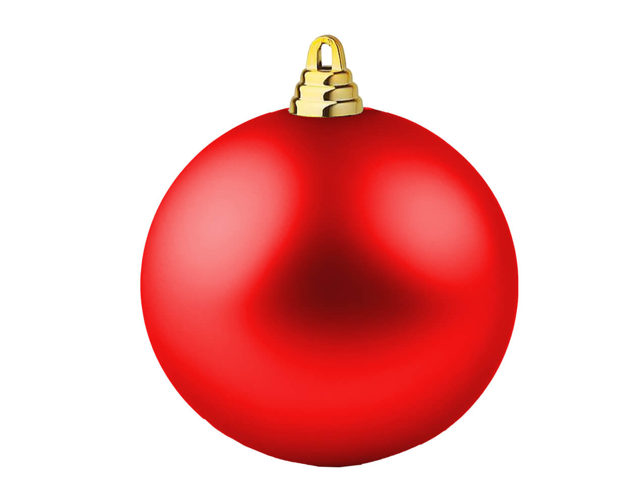 Schöne große Weihnachtsbaumkugel B1 matt für Außen, Outdoor