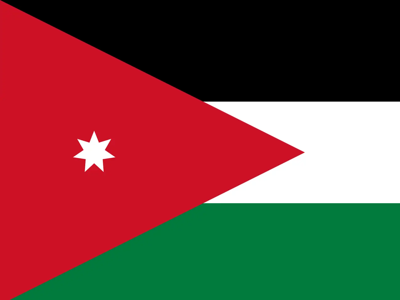 Fussball-Weltmeisterschaft-WM-2026-Nationalflagge-Jordanien