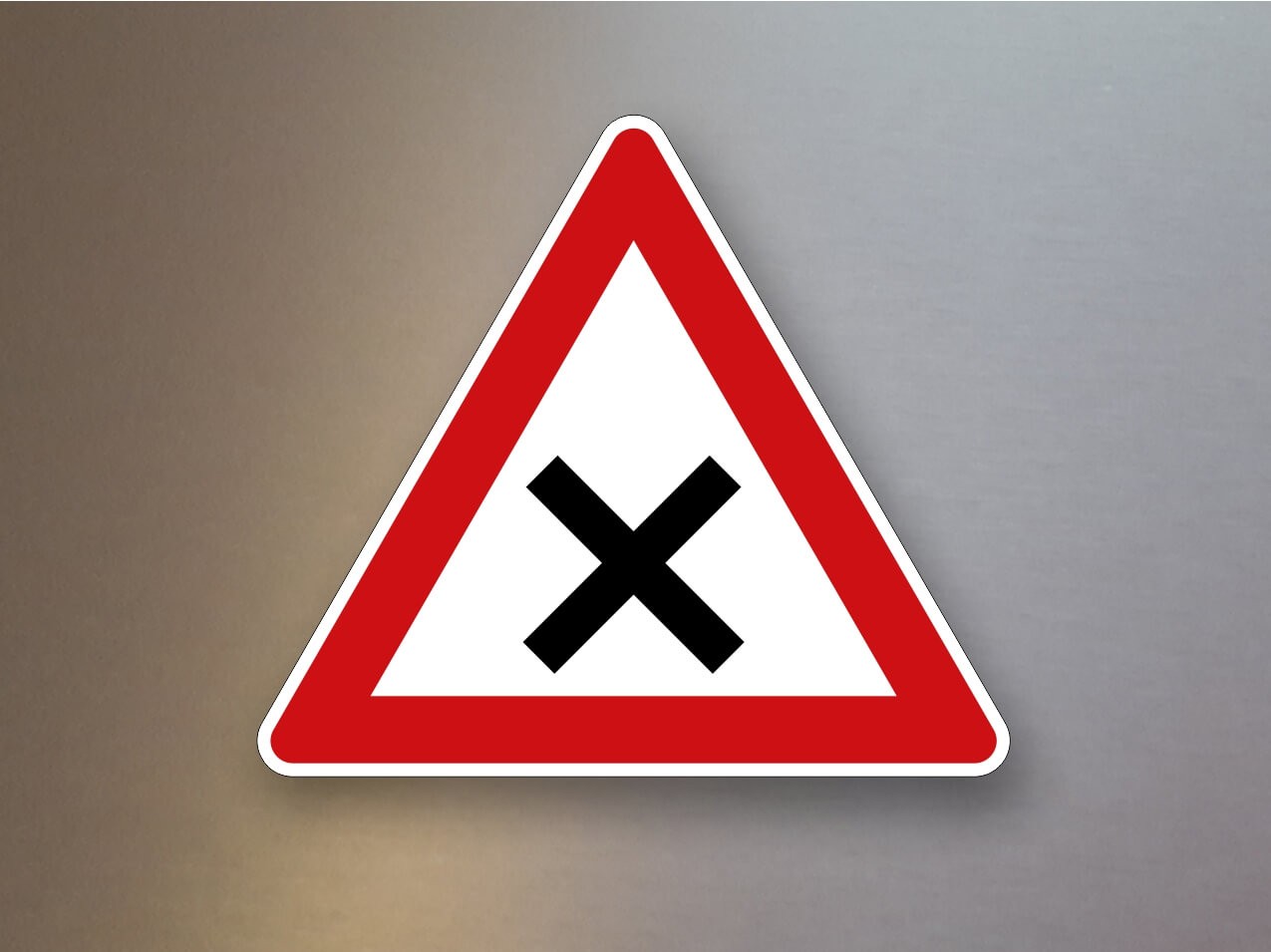 Verkehrsschild Kreuzung oder Einmündung 102 Verkehrsschild Kreuzung oder Einmündung 102