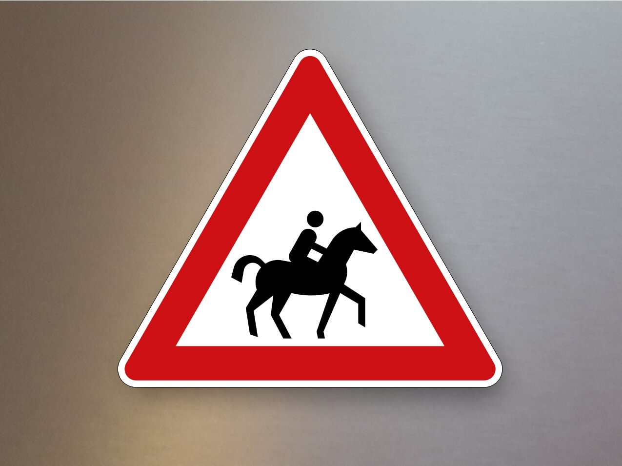 Verkehrsschild Reiter, Aufstellung links 101-23 Verkehrsschild Reiter, Aufstellung links 101-23