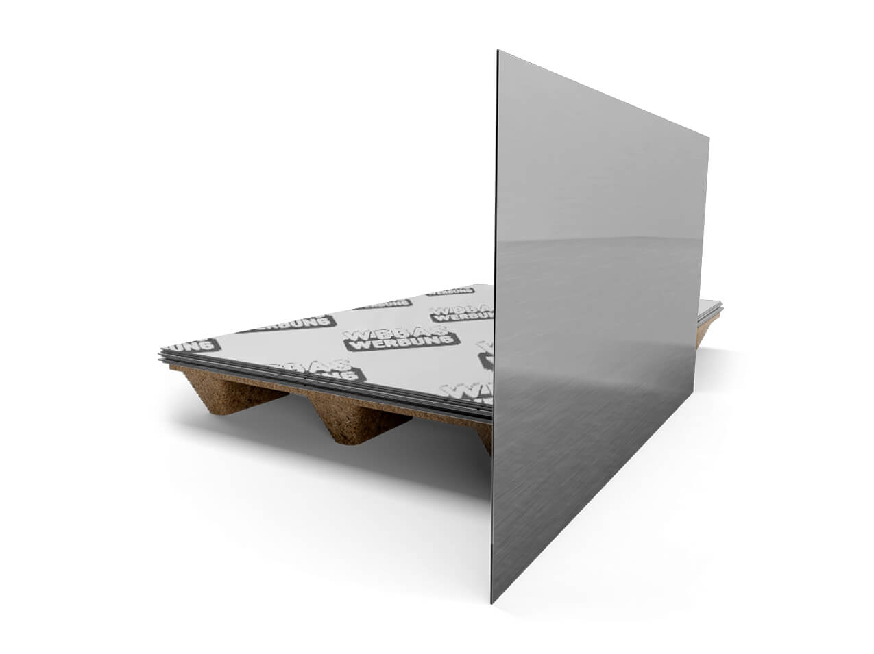 Aluverbundplatte DIBON butlerfinish silber Aluverbundplatte DIBON butlerfinish silber