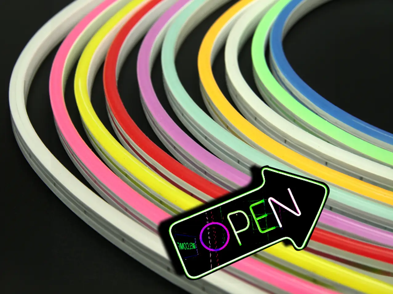LED-RGB-Neon-Signs-Silikonschlauch-Band-extrem-biegsam-flexibel