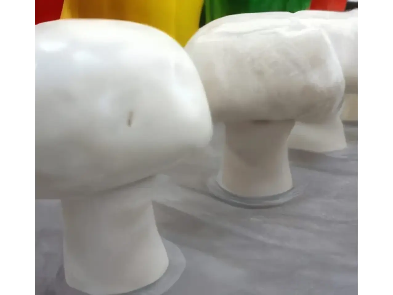 3D-XL-Werbefigur-Werbeaufsteller-Gemuesefigur-Pilz-Champignon-60cm