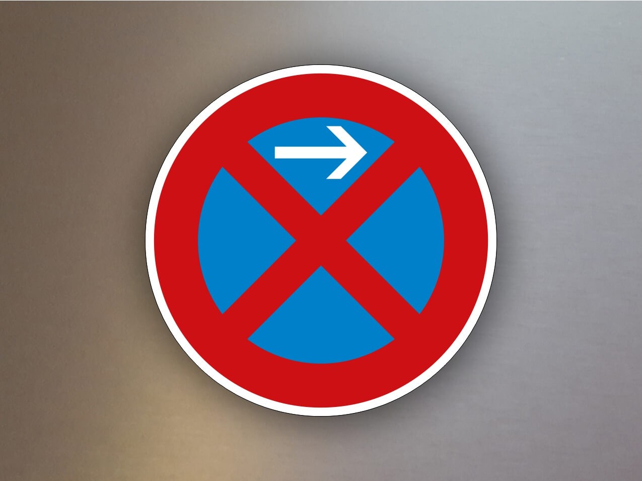 Verkehrsschild absolutes Halteverbot Anfang Aufstellung links 283-21 Verkehrsschild absolutes Halteverbot Anfang Aufstellung links 283-21