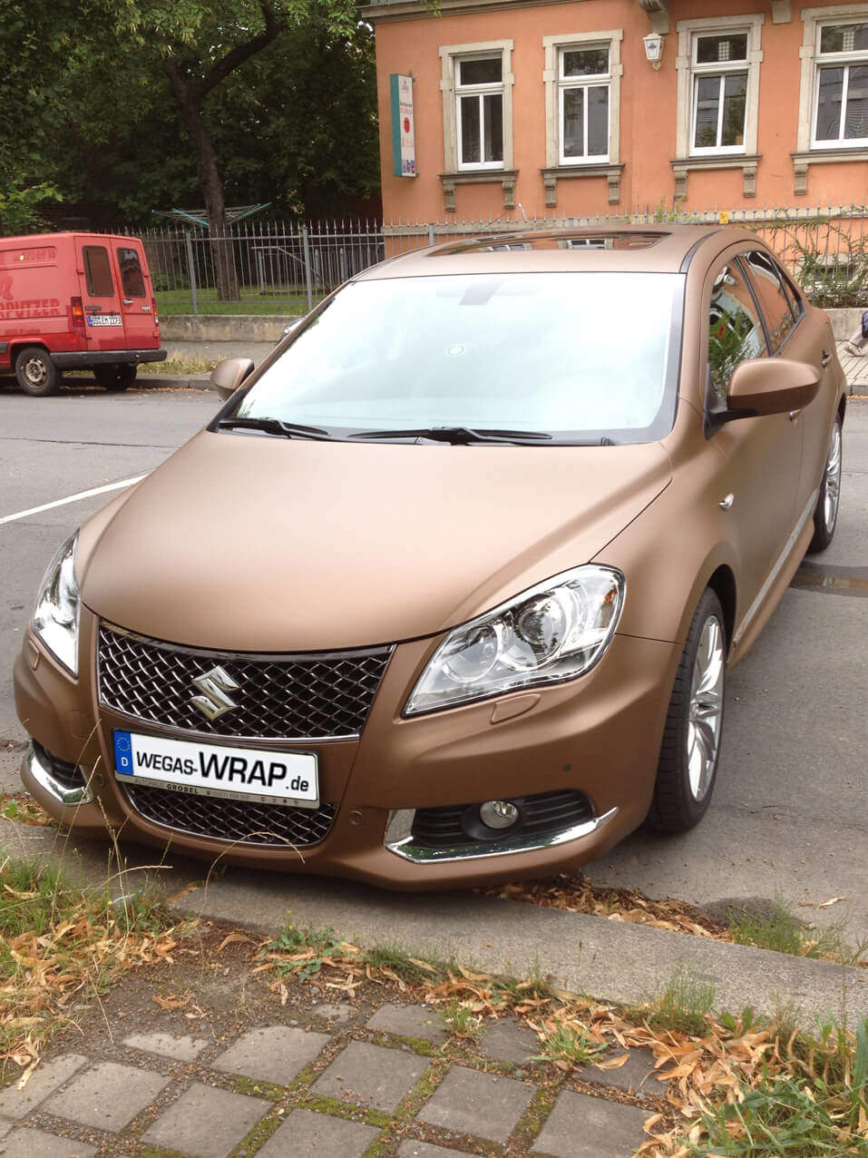 431-Autofolie-Metallic-Braun-Matt-Folierung