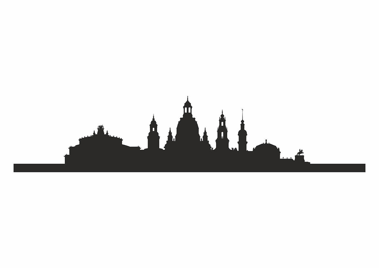 STADT Skyline Dresden Tattoo 0101